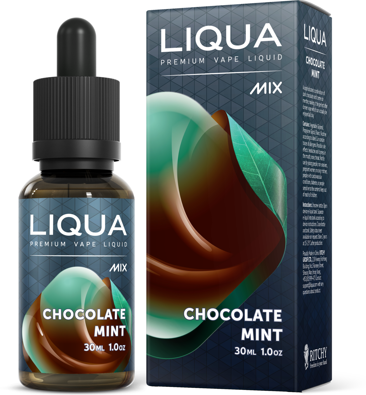 Líquido LIQUA Mixes - Chocolate mint - Rithy