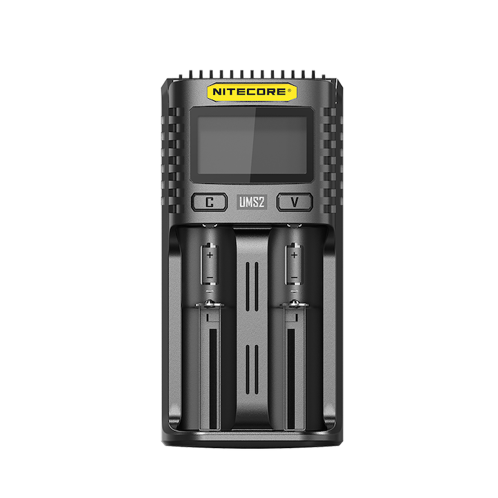 Carregador Inteligente de Baterias UMS2 Nitecore® Carregador Inteligente de Baterias UMS2 Nitecore®