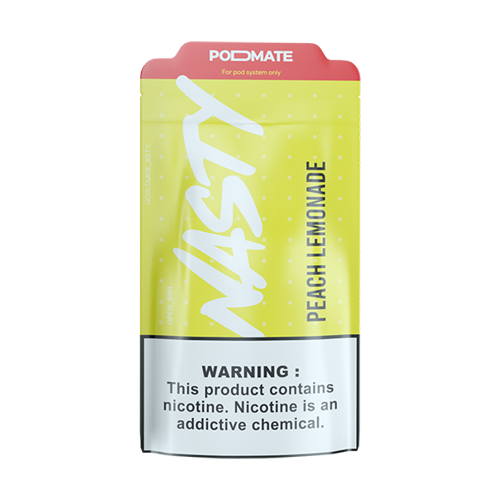 Líquido Peach Lemonade (PodMate) - Salt Nicotine | Nasty Juice