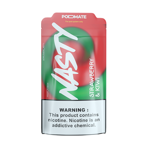 Líquido Strawberry & Kiwi (PodMate) - Salt Nicotine | Nasty Juice