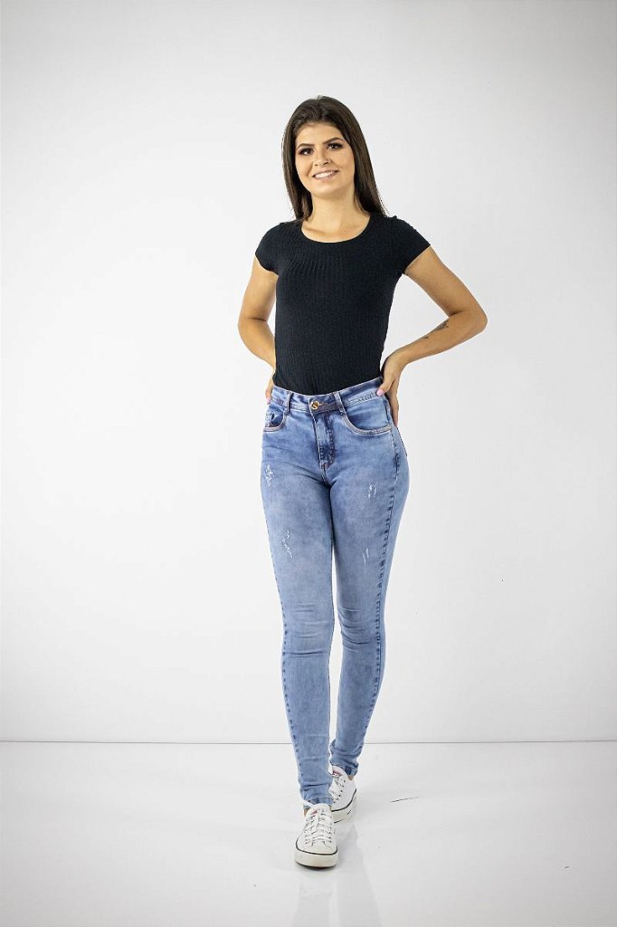 Lojas Hoje- Calça Jeans Feminina Hoje Collection - Lojas Hoje- Você bem  todo dia