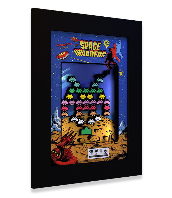 Quadro 32x45 Space Invaders - Horizon - Quadros personalizados