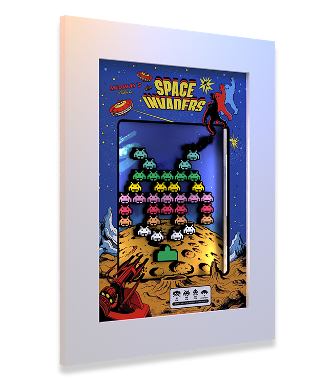 Quadro 32x45 Space Invaders - Horizon - Quadros personalizados