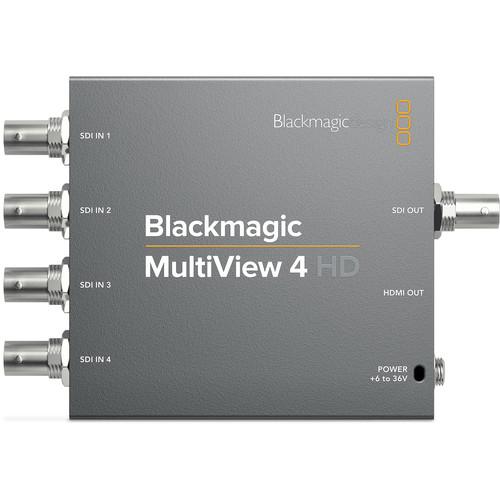 Tomoyuuuu　Blackmagic MultiView 4 ブラック Blackmagic Design MultiView 4 - Loja dos Marios - Equipamentos de