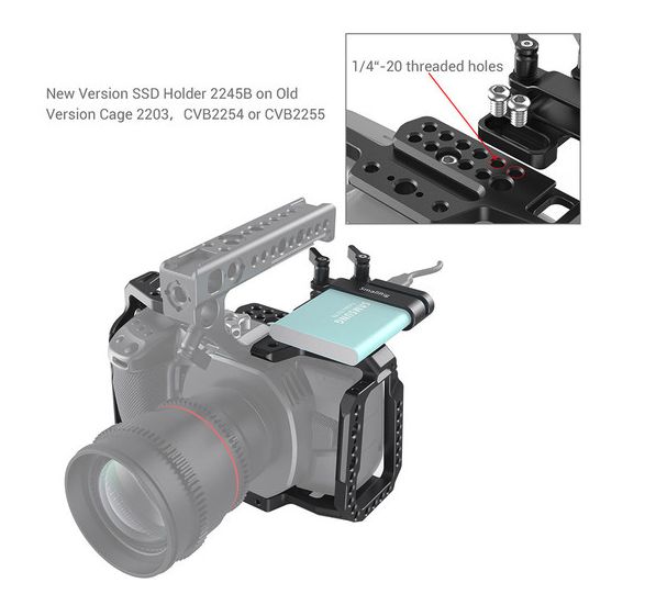 SmallRig ケージキット Samsung SSD T5用 KCVB2748 Smallrig Suporte para montagem SSD Samsung T5 - Seegma Store | Os