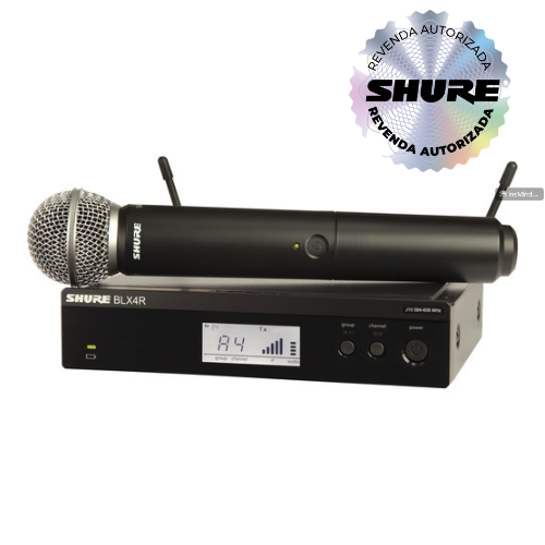 Microfone Shure BLX 24R/SM58 - Seegma Store | Os melhores