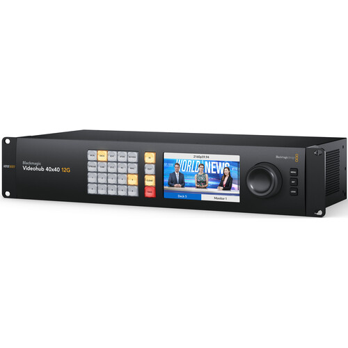 Blackmagic Design Videohub 40×40 12G - Seegma Store | Os melhores