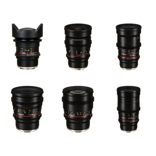 Kit de lentes Rokinon Cine DS 6 Sony E-Mount - Seegma Store | Os
