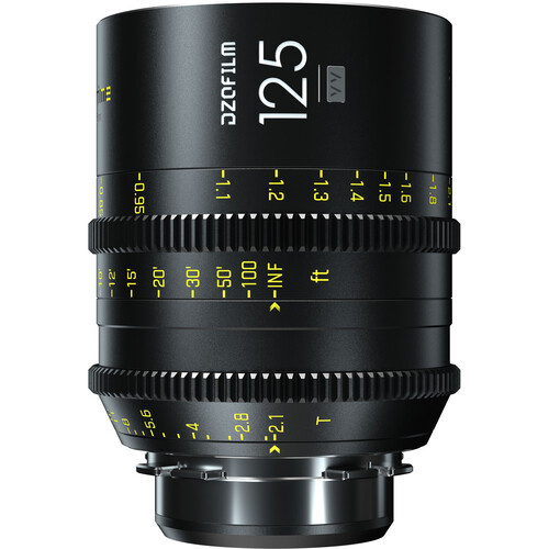 Lente DZOFilm VESPID PRIME 125MM T2.1 (Montagens PL e EF) - Seegma