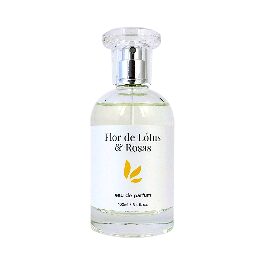 Eau de Parfum Flor de Lótus & Rosas 100ml - Maracujá Brasil Perfumes