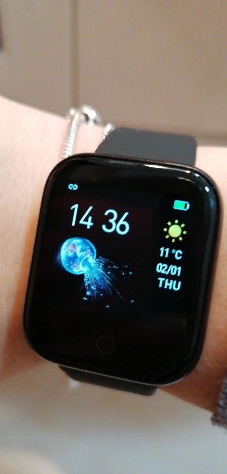 smartwatch i5 preto