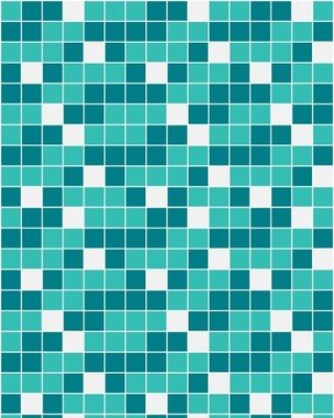 Papel de Parede Pastilhas Azul