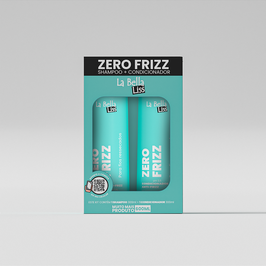 Kit Zero Frizz - 600ml - La Bella Liss - Os Melhores Produtos para