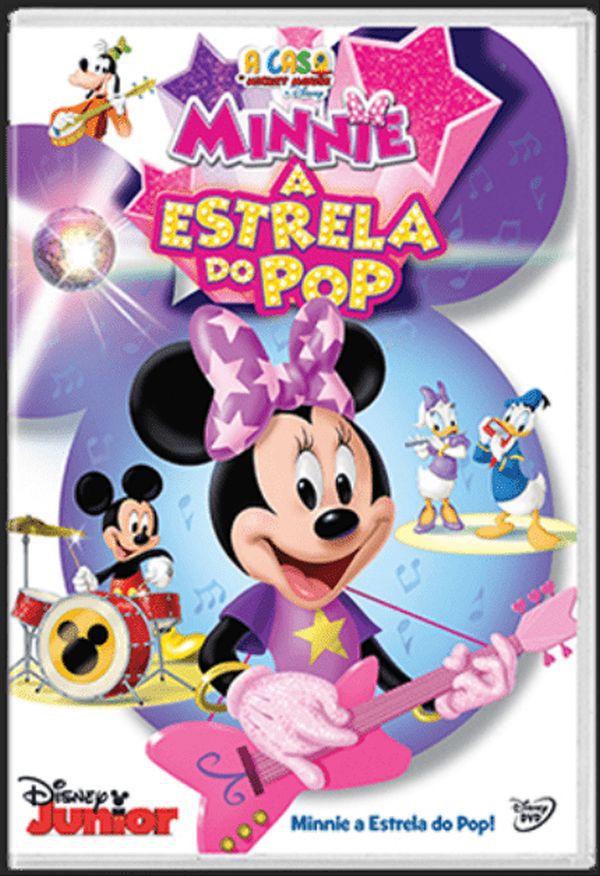 Dvd - A Casa Do Mickey Mouse - Minnie, A Estrela Do Pop - The