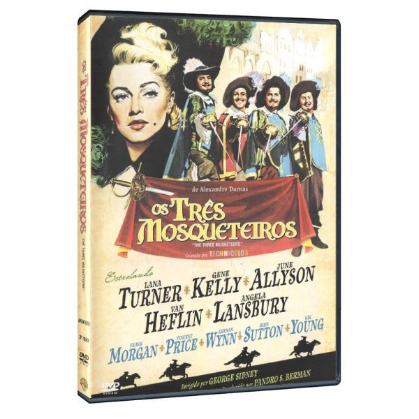 Dvd Os Tres Mosqueteiros - Lana Turner - The Originals