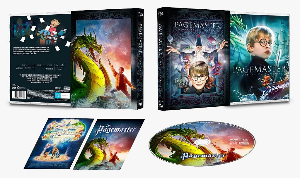 DVD Pagemaster O Mestre da Fantasia - The Originals