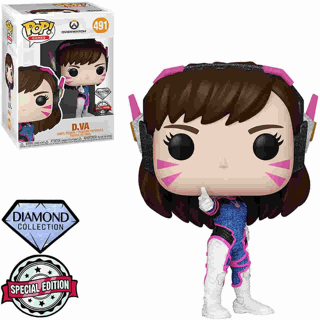 Funko Pop! Games Overwatch D.VA Diamond Collection 491 - The Originals