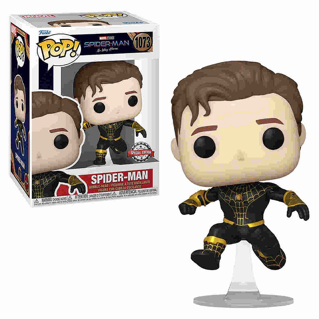 Funko Pop! No Way Home Spider-Man Black Gold Suit 1073 - The Originals