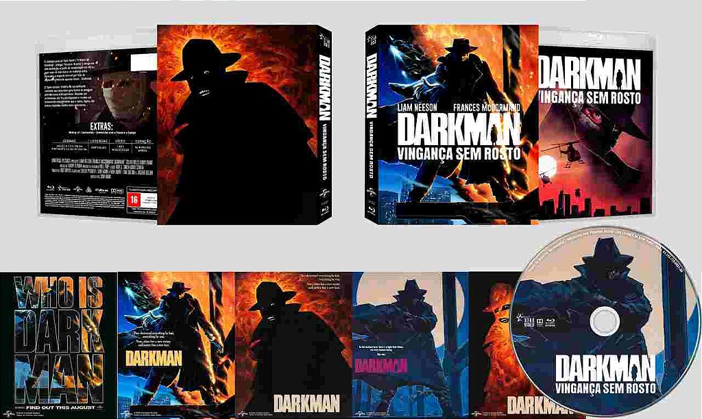 Blu-ray Darkman Vingança Sem Rosto Edição de Colecionador - The