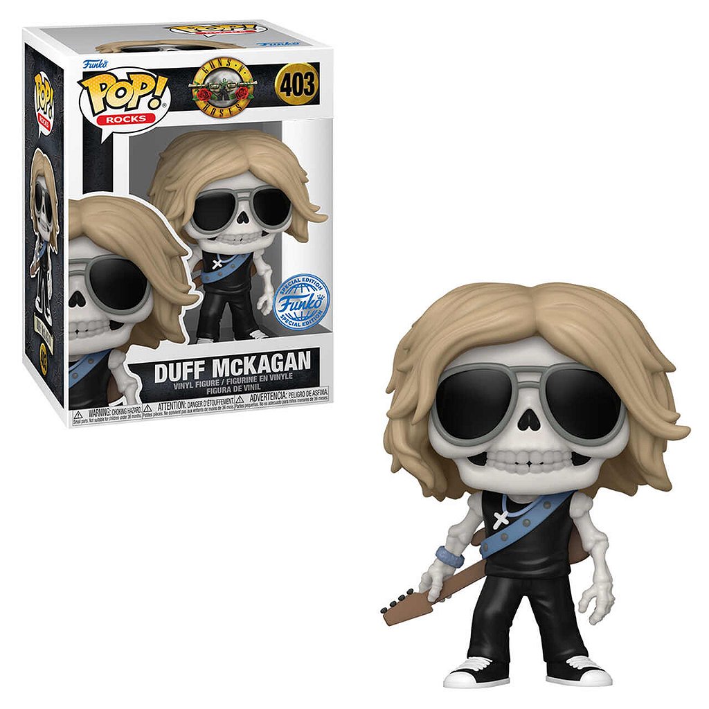 Funko Pop! Rocks Guns Roses Duff McKagan (Skeleton) 403 - The