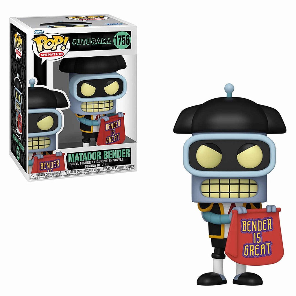 Funko Pop! Animation Futurama Matador Bender 1756 - The Originals