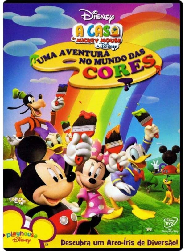 DVD A Casa do Mickey Mouse Uma Aventura no Mundo das Cores - The