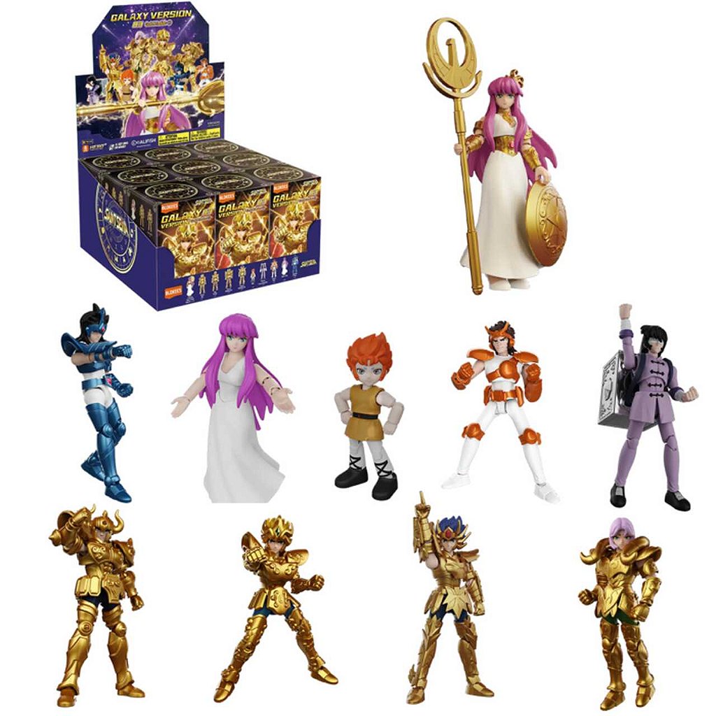 Blokees Cavaleiros Zodíaco Galaxy Version 03 Golden Zodiac - The
