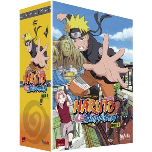 DVD BOX Naruto Shippuden - Box 1 - 5 Discos - The Originals