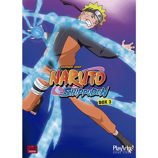 DVD BOX - Naruto Shippuden - 1ª Temporada - Box 3 - 4 Discos - The