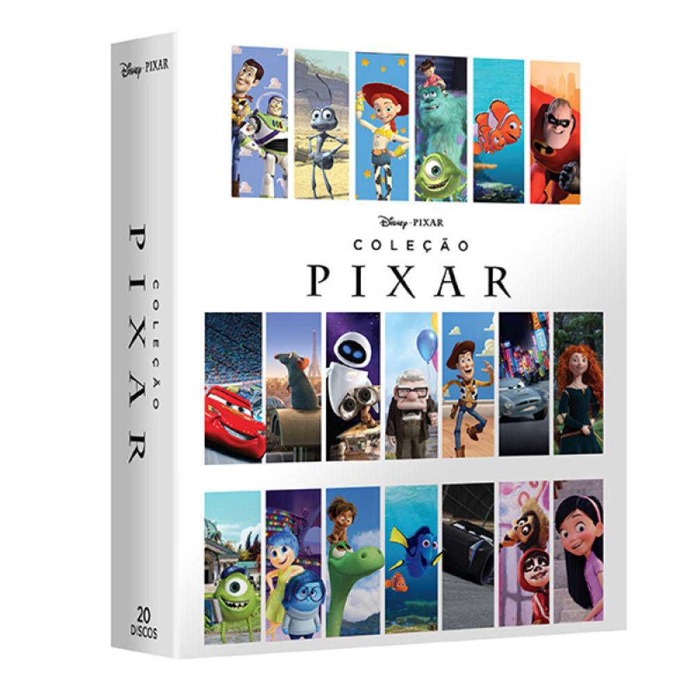 Box - Coleção Pixar 2018 (20 DVDs) - Walt Disney - The Originals