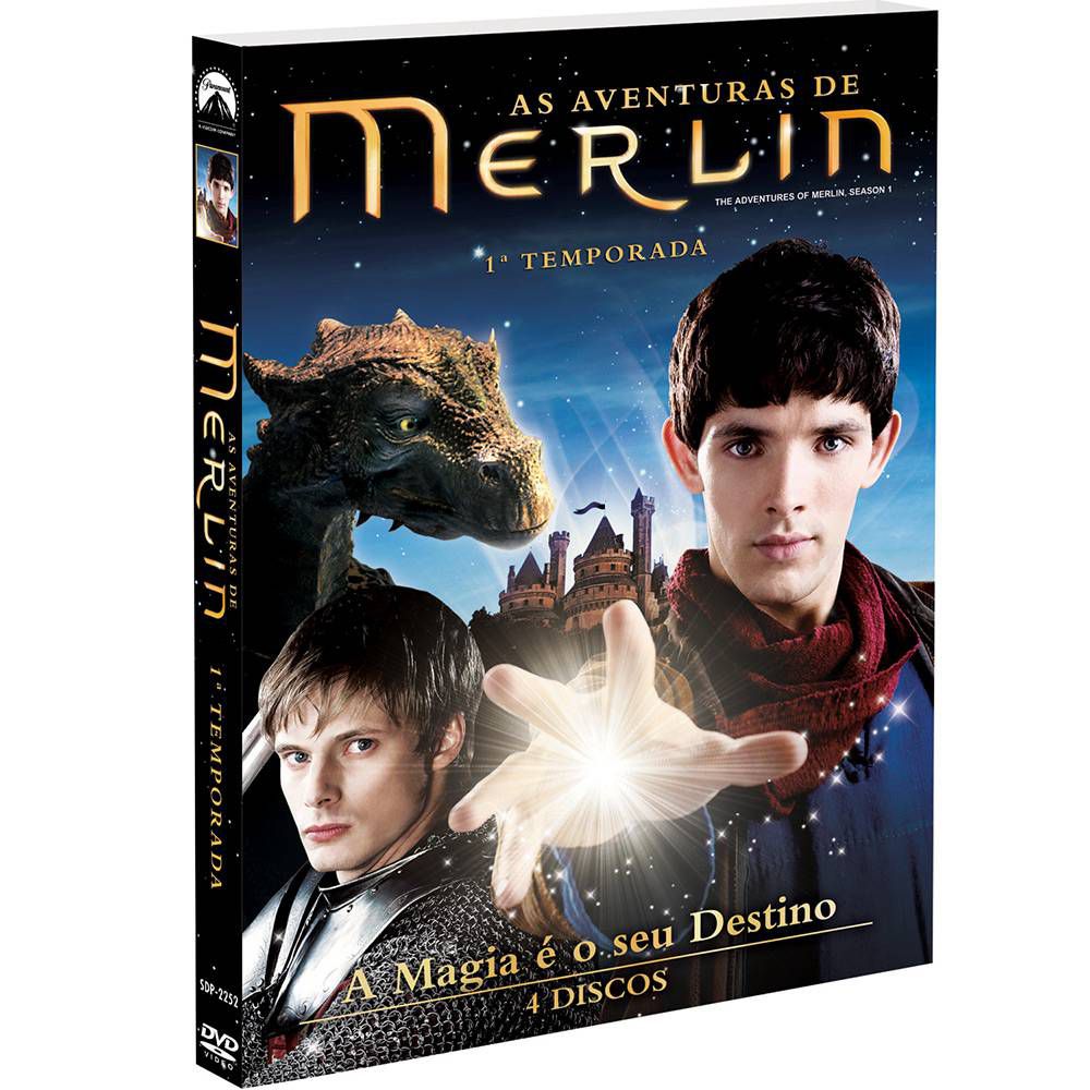DVD As Aventuras de Merlin 1ª Temporada 4 discos - The Originals