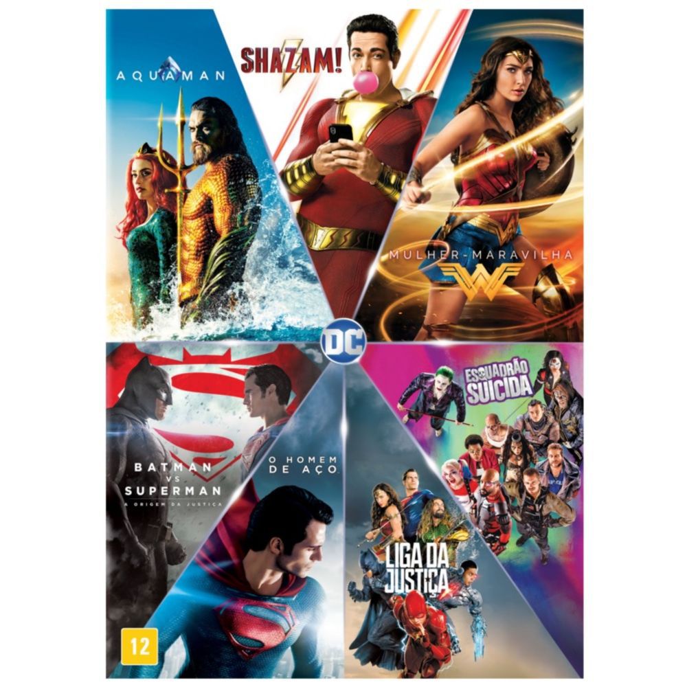マーベル　DC DVD DVD Box - Coleção DC: 7 Filmes - The Originals