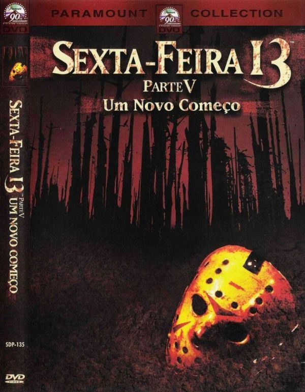 Dvd Sexta Feira 13 - Parte V - Um Novo Começo (CAPA ESCURA) - The