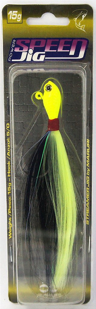 Isca Maruri Jig Speed Streamer 15g 5/0 Cor 30 - Martinelli Pesca e