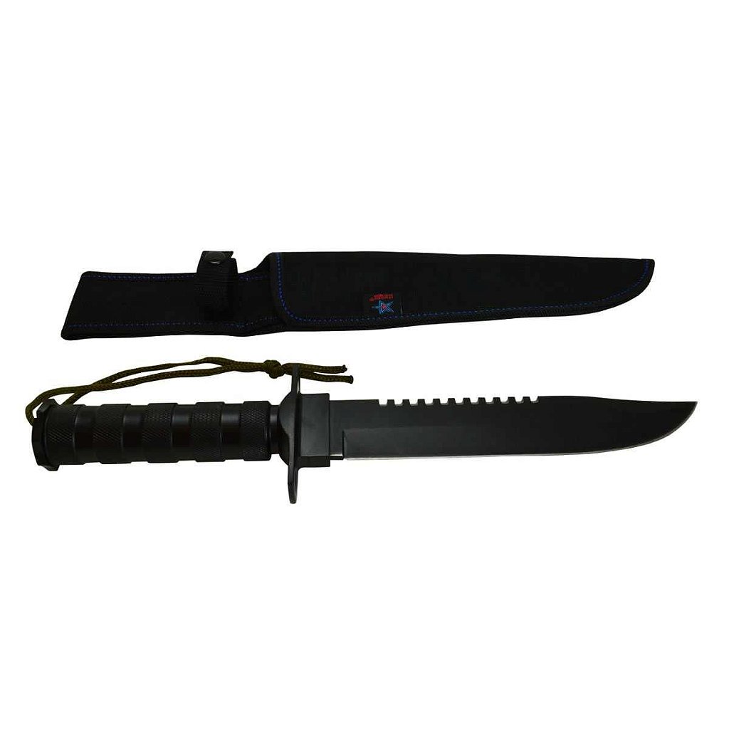 Faca tática Rambo combate militar sobrevivência - Martinelli Pesca e Náutica - As melhores Ofertas do Ano em Pesca