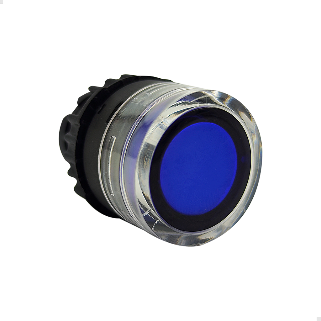 Botão Faceado Iluminado Csw-bfi4-wh Azul Weg Ip66 - Unitek
