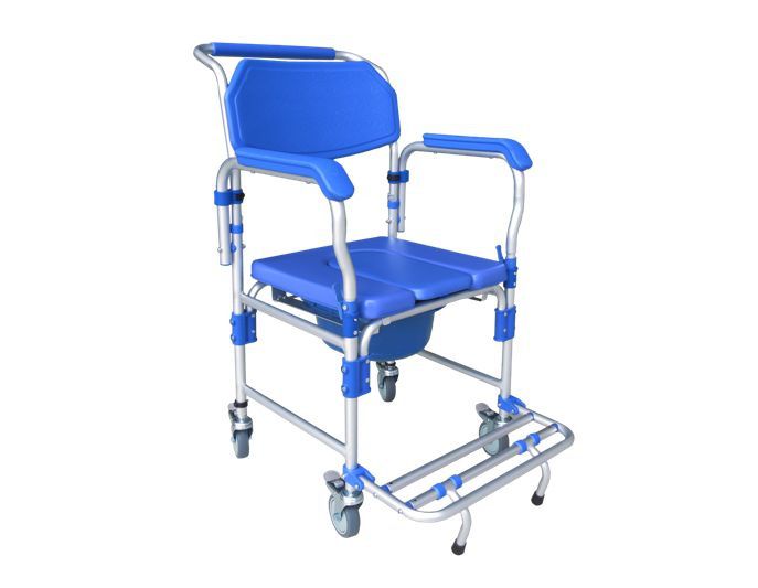 Cadeira p/ Higienização D60 Alumínio - 05434 - Cadeiras de Rodas