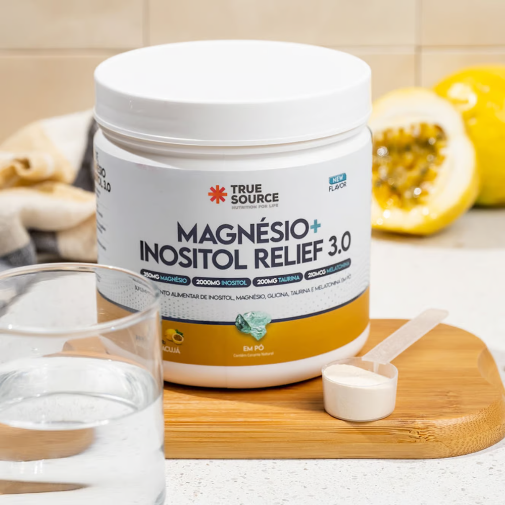 Magnésio + Inositol Relief 3.0 True Source