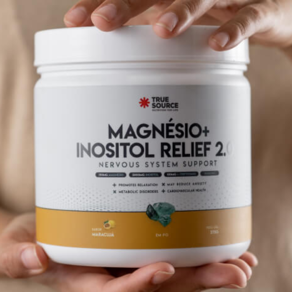Magnésio + Inositol Relief 2.0 True Source