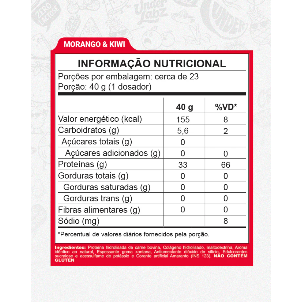 Tabela Beef Protein Under Labz