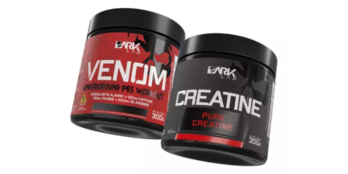 Como tomar Pré-Treino e Creatina Dark Lab