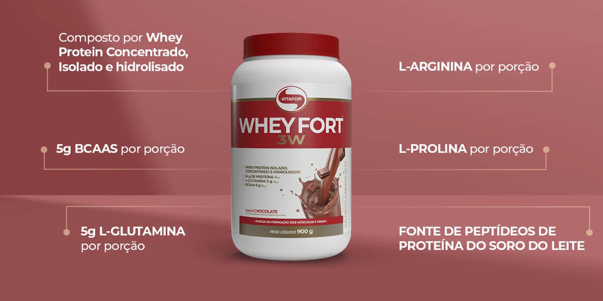 Qualidade Whey Fort Vitafor