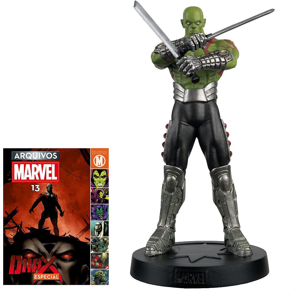 eBancas Marvel Action Figure Drax Fact Files eBancas