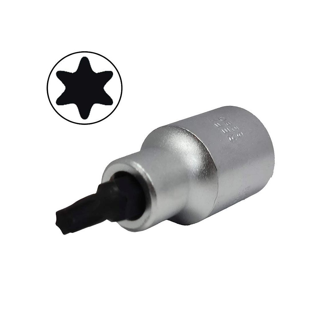 Chave Soquete Torx Torque Macho Encaixe De 1/2