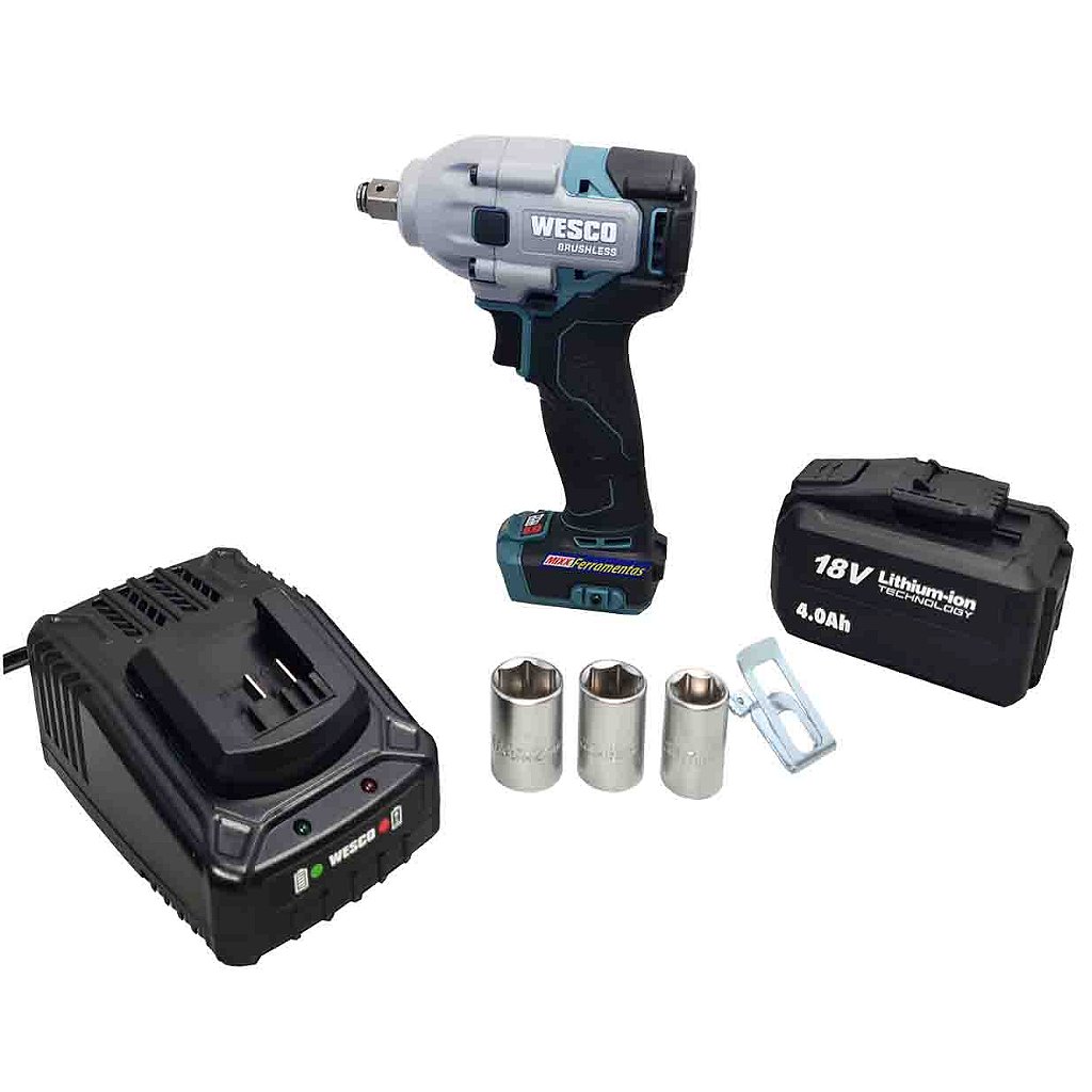 Chave de Impacto 18v BRUSHLESS 1/2