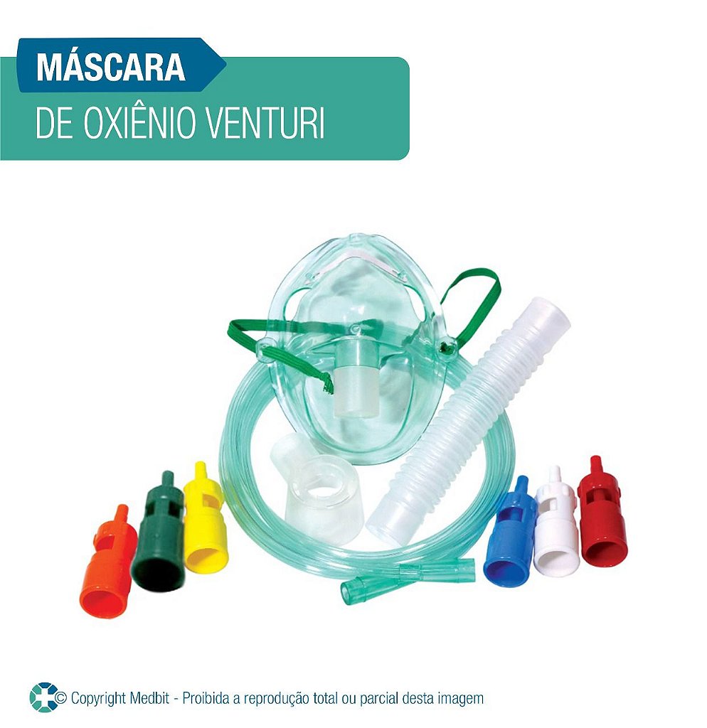 Máscara de Oxigênio Venturi Adulta - Medbit