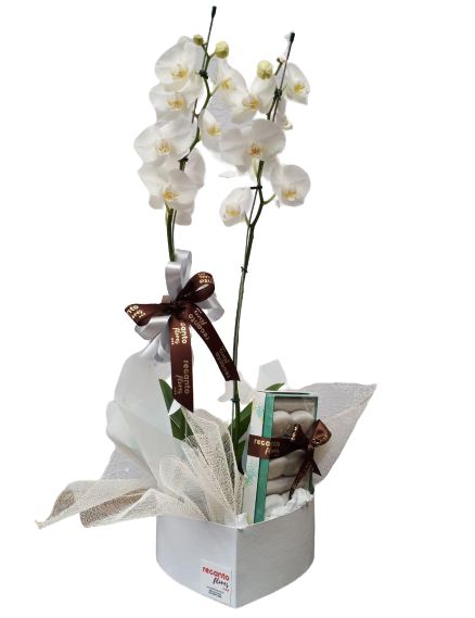 Orquídea Com Sabonetes Natura - Recanto das Flores