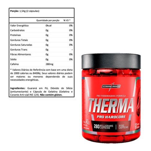 Termogênico Integralmédica Therma Pro Hardcore - 120 Cápsulas