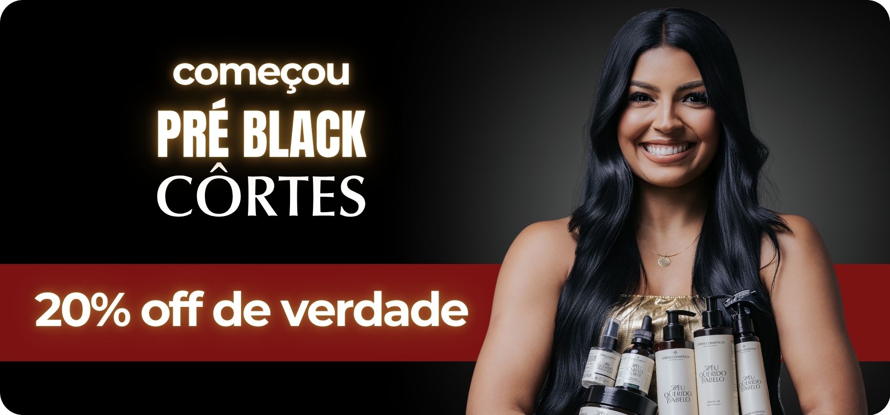 Banner Força e Crescimento - Côrtes Cosméticos