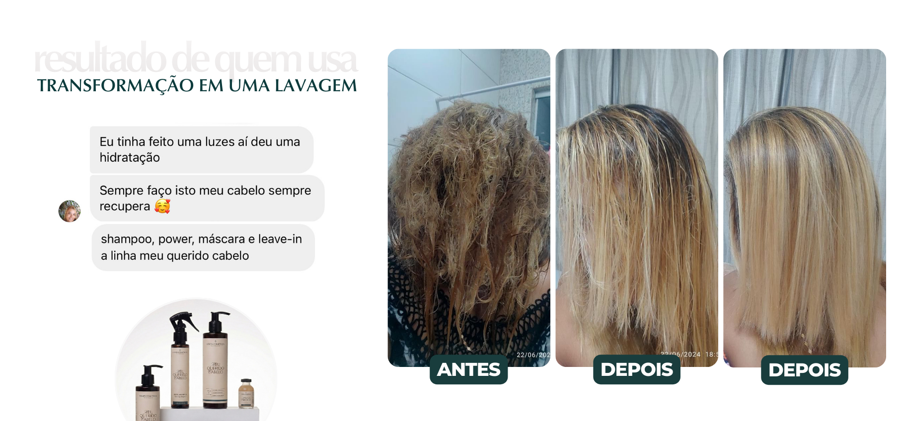 Banner Força e Crescimento - Côrtes Cosméticos